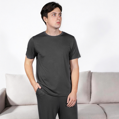 NUIT Men’s Sleep Set T-Shirt + Lounge Pants