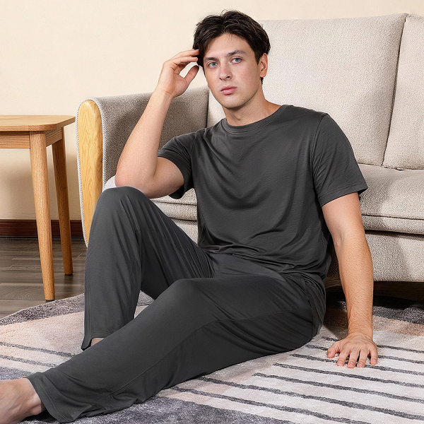 NUIT Men’s Sleep Set T-Shirt + Lounge Pants